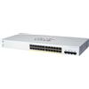 Cisco Switch di rete Cisco CBS220-24T-4G Gestito L2 Gigabit Ethernet (10/100/1000) 1U Bianco [CBS220-24T-4G-UK]