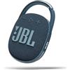 Jbl Speaker Bluetooth portatile Potenza 5 Watt Impermeabile IP67 colore Blu - Clip 4