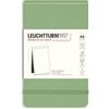 LEUCHTTURM1917 364405 Blocco note Pocket A6, Copertina rigida, 184 pagine numerate, Bianco, Sage
