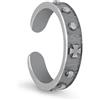 ORO&CO 925 Anello uomo in argento con croce