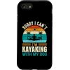 Sorry I Can't I'm Kayaking With My Dog K Custodia per iPhone SE (2020) / 7 / 8 Mi dispiace non posso andare in kayak con il mio cane