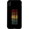 Gold Apparel Custodia per iPhone XS Max Gold Pride, Oro