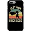Funny Best Mom Since 2020 Birthday Mothe Custodia per iPhone 7 Plus/8 Plus Best Mom Since 2020 Super Madre Retro Vintage