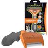 FURminator deShedding Tool per Cani Taglia M Pelo Lungo - Spazzola per Cani di taglia media per rimuovere il sottopelo - Design migliorato