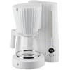 Alessi Plissé MDL14 W - Macchina per Caffè Filtrato di Design, Funzione di Avvio Automatico, in Resina Termoplastica, Spina Europea 1100 W, 150 cl, Bianco