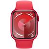 APPLE Watch Series 9 GPS + Cellular Cassa 41m in Alluminio (PRODUCT) RED con Cinturino Sport Band (PRODUCT) RED - S /M