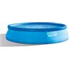Intex Piscina easy 457x107 cm con pompa filtro scaletta doppia telo base e copertura 26166 azzurro