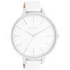 Oozoo Timepieces - Orologio da polso da donna con cinturino in pelle, di alta qualità, da donna, elegante, analogico, rotondo, bianco, cinghia
