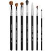 Sigma Beauty Basic Eye Brush Set Di 7 - Kit Di Pennelli Per Ombretti, Ombretti, Sopracciglia, Trucco Per Occhi E Applicatore Per Pieghe Tagliate, Pennelli Per Trucco Professionale Con Fibre Sintetiche