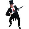 Rubie's Rubies Dc Rogues Gallery Costume da pinguino adulto, nero, predefinito