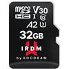 GOODRAM Irdm Uhs-I U3 A2 Micro SD 32 GB, con Adap