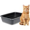 Ferplast Lettiera Gatto Toilette per Gatti ARIEL 10, Cassetta igienica Gatto con Setaccio che elimina lo Sporco per una Facile Pulizia, 46,5 x 35,5 x h 11,5 cm., colori assortiti