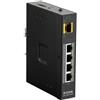 D-Link Switch di rete D-Link DIS‑100G‑5PSW Non gestito L2 Gigabit Ethernet (10/100/1000) Supporto Power over (PoE) Nero [DIS-100G-5PSW]