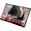 Verbatim 49592 Monitor PC 39,6 cm (15.6) 1920 x 1080 Pixel Full HD LCD Touch screen Nero [49592]
