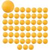 Hagsnec Confezione da 50 palline da ping pong di alta qualità, per allenamento avanzato, leggere, resistenti, senza cuciture, colore: arancione