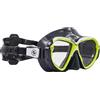 AQUALUNG REVEAL ULTRAFIT - Maschera subacquea adulti, visione panoramica a 180°, regolazione del viso personalizzata, lenti intercambiabili, impermeabile, gonnellino in silicone, ideale per subacquee