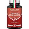 Laboratoires Nutrimea COMPLESSO CIRCOLAZIONE | Gambe Gonfie e Pesanti | 100% Naturale | Circolazione sanguigna | Vite Rossa, Ippocastano e Amamelide | 90 Capsule Vegane IT | Nutrimea