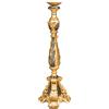 Biscottini candeliere Legno L31XPR31XH90 cm - Portacandele Legno - Candelabro Bianco Made in Italy - Candelabri Shabby - Candelabro da Terra