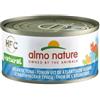 Almo Nature HFC Natural - Alimento Umido per Gatti con Tonno dell'Atlantico (Confezione da 24 Lattine da 70g)