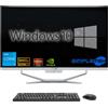 Simpletek Aio I3 27" Curvo Win10 8gb 120gb Computer Fisso Editing Gaming Grafica Gioco_