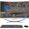 Simpletek All In One I7 6° Gen 24" Curvo Win 10 Ram 32 Gb Ssd 2 Tb Gpu Gtx 1650 Pc Gaming_