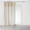 Douceur d'Intérieur, Samaya, tenda con passanti, 140 x 240 cm, in policotone, finitura top macramé, senza