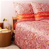 Bassetti NOTO 9328055 - Federa per cuscino per biancheria da letto, 100% raso di cotone, colore rosso, R1, dimensioni: 65 x 65 cm