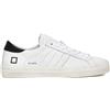 D.A.T.E. Sneakers Date uomo Hill low vintage calf M997HLVC bianca nera pelle lacci PE24