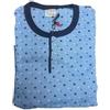 Generico Pigiama Uomo in Cotone 3 Pezzi (IT, Numero, 52, Regular, Regular, Azzurro)