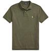 Ralph Lauren Polo Polo Uomo Piquet Custom Slim Fit 710680784304, Verde, M