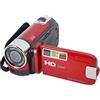 Plyisty Videocamera, Videocamera con Zoom Digitale 48MP 16X, con Schermo Ruotabile da 2,7 Pollici, Registratore per Vlogging per Bambini Piccoli (rosso)