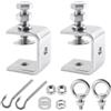 ENUTROF Morsetto a C Resistenti Morsetti da Falegname Acciaio Inox Morsetto di Fissaggio Morsetto a Vite Inossidabile per Lavorazione Legno DIY Saldatura Mobili Scrivania e Tavolo da