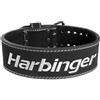 Harbinger Cintura da Powerlifting 10mm - Pelle Resistente, Larghezza 4, Supporto Massimo per Schiena e Core, Fibbia in Acciaio a 3 Punti, Legale per Competizioni, Unisex, Nera, Piccola
