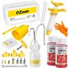 Yiezio Kit di spurgo freni idraulico per Shimano, olio minerale per bicicletta da esterni, incluso olio minerale liquido freni ad alte prestazioni, 120 ml