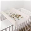 Baby Comfort Materassino per fasciatoio, 70 x 50 cm, adatto per lettino da 120 x 60 cm, unisex, con cuneo, anti-rotolo, impermeabile, con bordi rialzati (Koala)