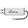 MEDIARANGE Pendrive MediaRange MR915 16 GB USB Type-A / Micro-USB 3.2 Nero, Argento