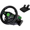 Kabalo Gaming Vibration Racing Steering Wheel (23cm) and Pedals for XBOX 360 PS3 PC USB [Ruota di gioco vibrazione corsa dello sterzo (23 centimetri) e Pedali per XBOX 360 PS3 PC USB]