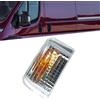 KYYET Indicatore di direzione dello specchietto retrovisore con indicatore di direzione compatibile con Citroen Jumper Relay 2006-2019, Peugeot Boxer, Fiat Ducato (sinistra)