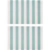 Vinthera Okapi Set 2 Tovagliette a righe 20% cotone, 80% poliestere, 33 x 45 cm