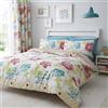 Catherine Lansfield Catherine Lanfield - Biancheria da letto Stab Stitch Floral, 200 x 200 + 2 (80 x 80)