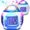 Retoo Proiettore di Cielo Stellato Proiettore di Stelle Sveglia Digitale Mini Sveglia per Bambini con Suoni Piacevoli 8 Melodie Lampada Decorativa Visualizzazione della Temperatura e del Calendario