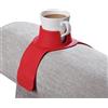 HIT PRODUCTS CouchCoaster - il portabicchiere ideale per il tuo divano, Rosso