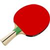 Schildkröt Racchetta Tennis da Tavolo Top Team 400, Manico Anatomico, Spugna di 1.5 mm, Gomma Jade-ITTF, 715041, Nero/Rosso/Marrone, Taglia Unica
