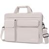 MOSISO 16 pollici Borsa Tracolla Laptop 15-15,6 pollici Custodia PC | Compatibile con MacBook Air 15/Pro 16/15,Dell, Borsa Tracolla con Apertura Laterale&4 Tasche Cerniera, Pietra Grigio
