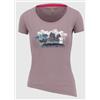 Karpos Anemone Evo W T-Shirt Nirvana M/M Cotone Lilla Stampa Donna