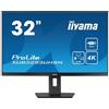 IIYAMA Monitor 31.5" LCD IPS ProLite XUB3293UHSN 3840 x 2160 4K Ultra HD Tempo di Risposta 4 ms