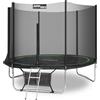 Trampolino da giardino premium con rete esterna 305cm Jump Hero 10FT