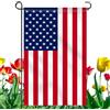 ANLEY Bandierina Da Giardino Double Face Premium, Stati Uniti D'America USA Bandiere Da Giardino Decorative - Resistente Alle Intemperie A Doppia Cucitura - 18 x 12,5 Pollici