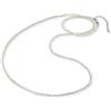 Engelsrufer Collana da donna con ancora in argento sterling con perle d'acqua dolce, chiusura a moschettone, lunghezza regolabile, senza nichel, lunghezza: 60 - 70 cm, 60 cm, Argento sterling, Perla