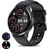HOAIYO Smart Watch (Call Receive/Dial), 1.5 Smartwatch with Call/Text/Heart Rate/Sleep/Calories Counter Game, IP68 Waterproof 100+ Sports Mode Fitness Tracker for iPhone Android Phones for Men Women